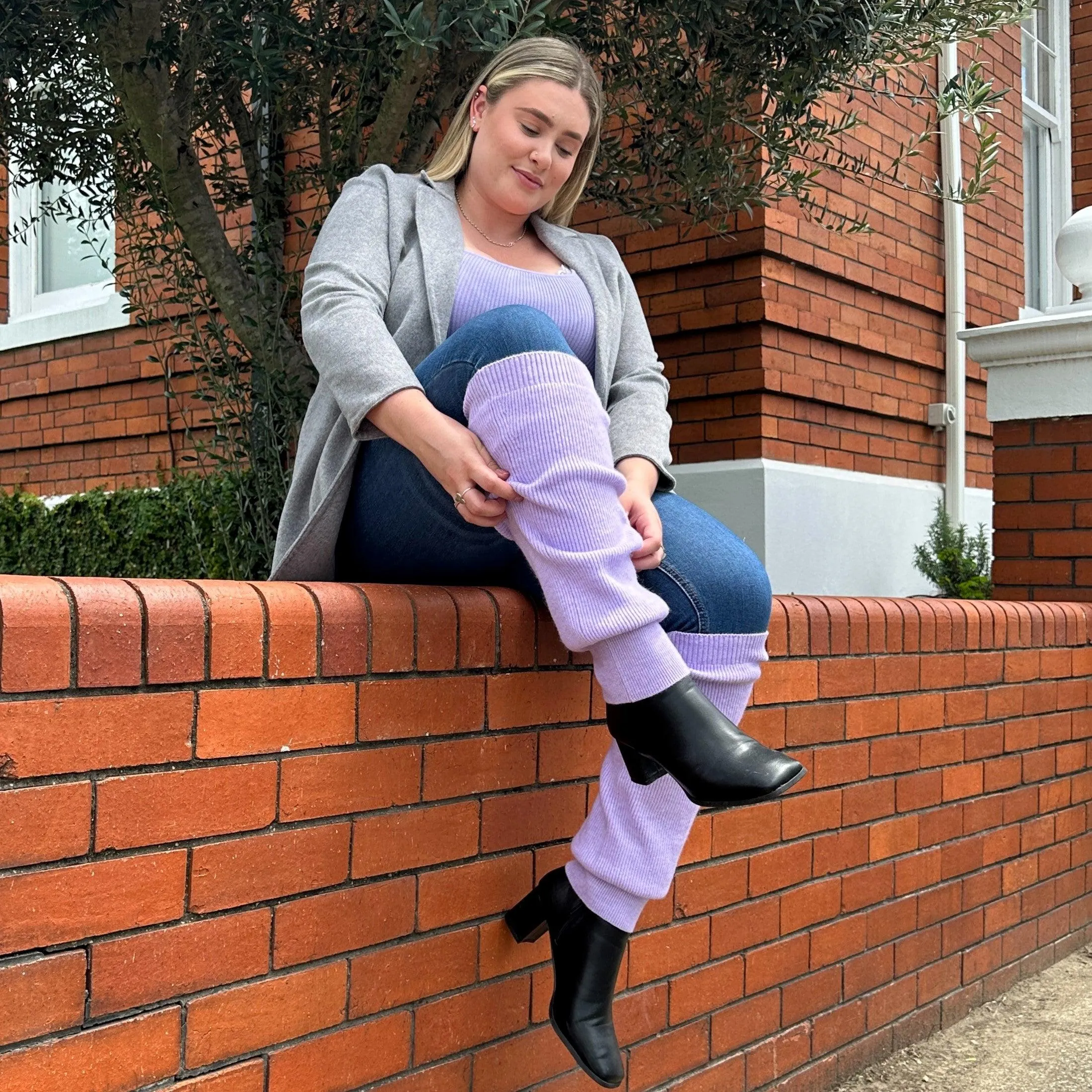 Leg Warmers - Periwinkle