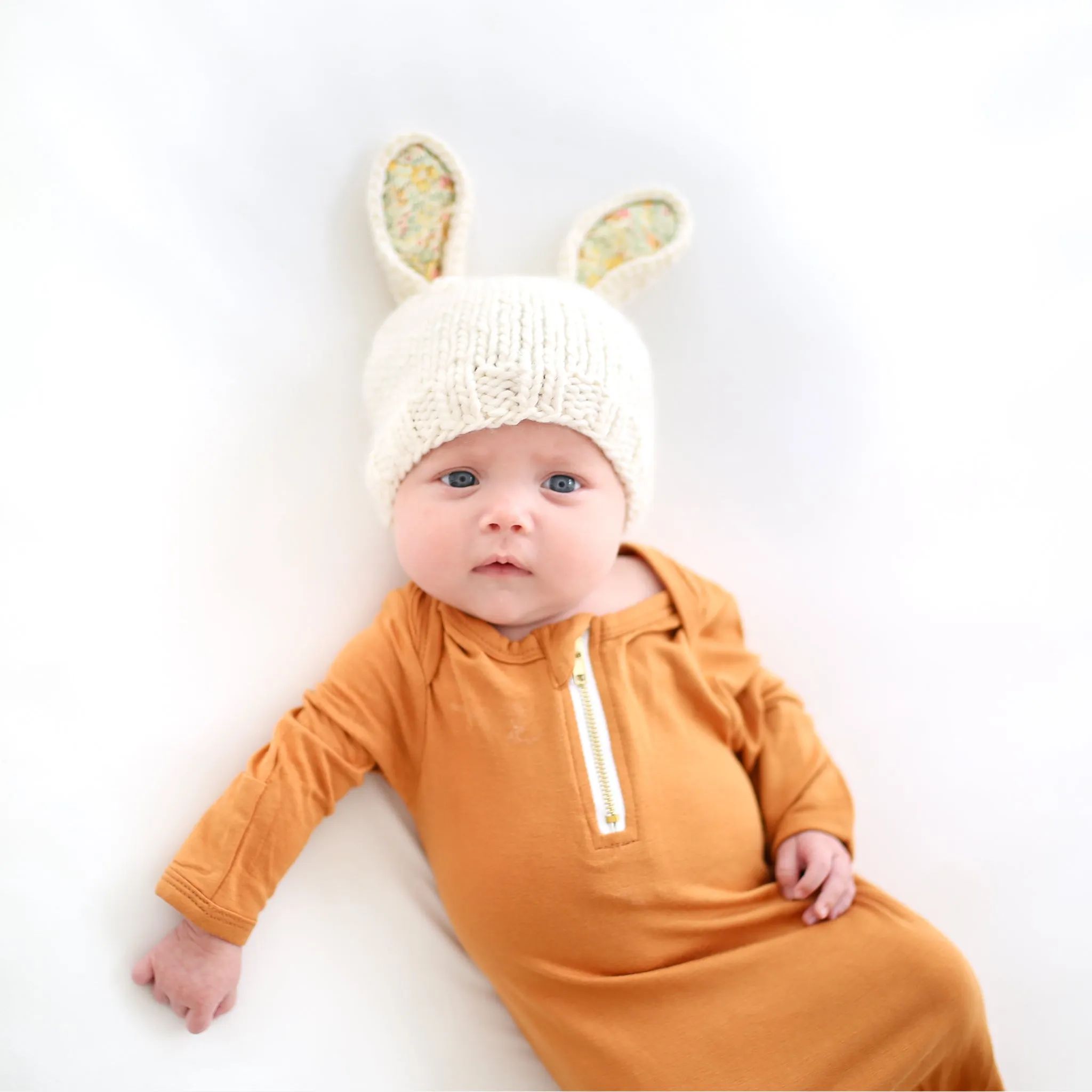 Liberty Bunny Hand-Knit Hat, Claire Aude