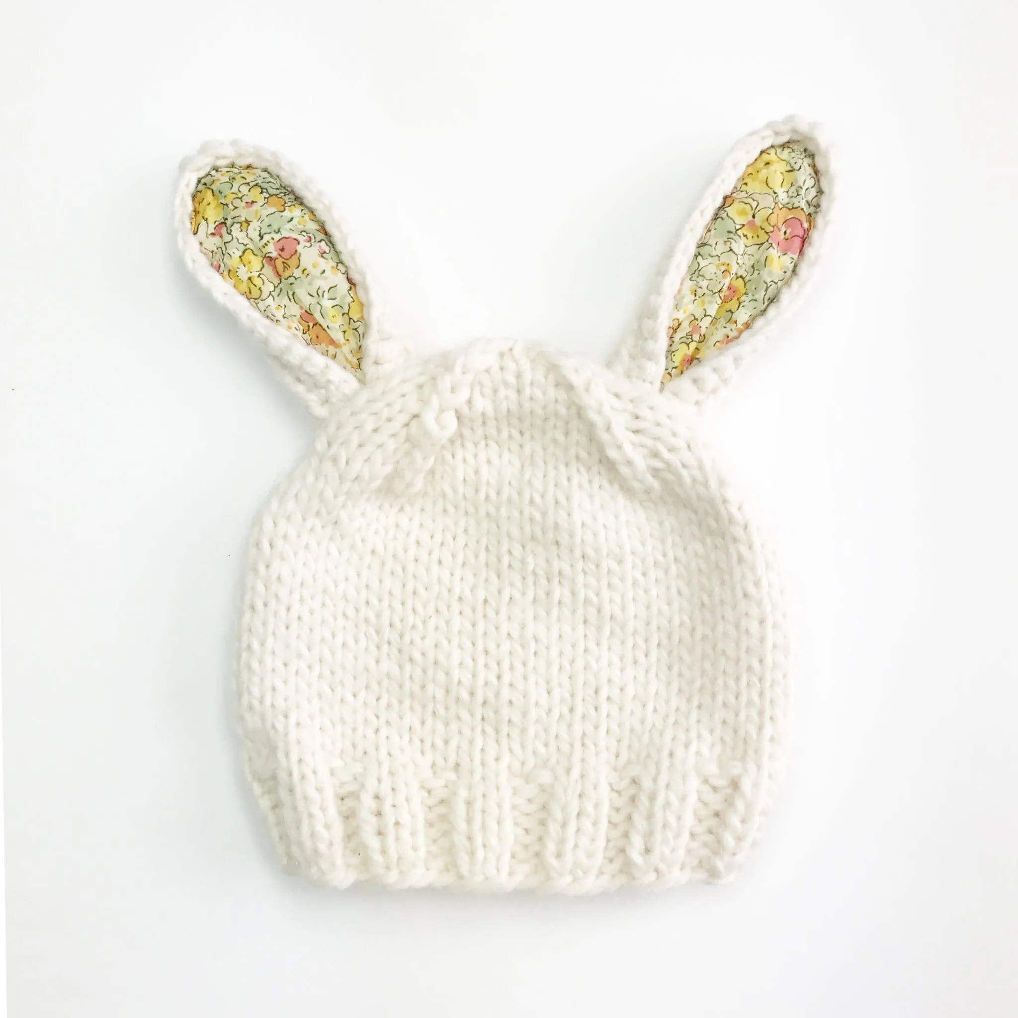 Liberty Bunny Hand-Knit Hat, Claire Aude