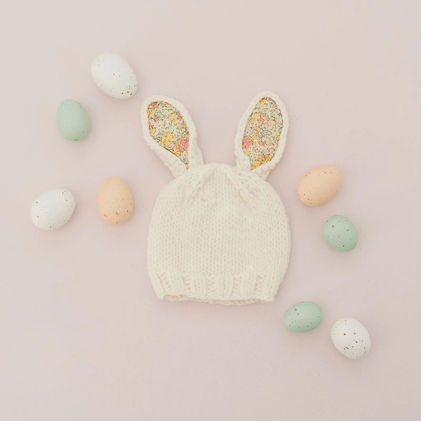 Liberty Bunny Hand-Knit Hat, Claire Aude