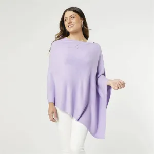 Lightweight Poncho - Lavender