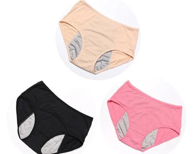 Lot de 3 Culottes Menstruelles - Flux Normaux  (Culottes de règles)