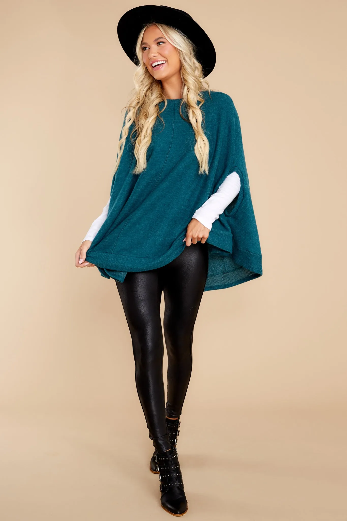 Make Your Mark Jade Poncho