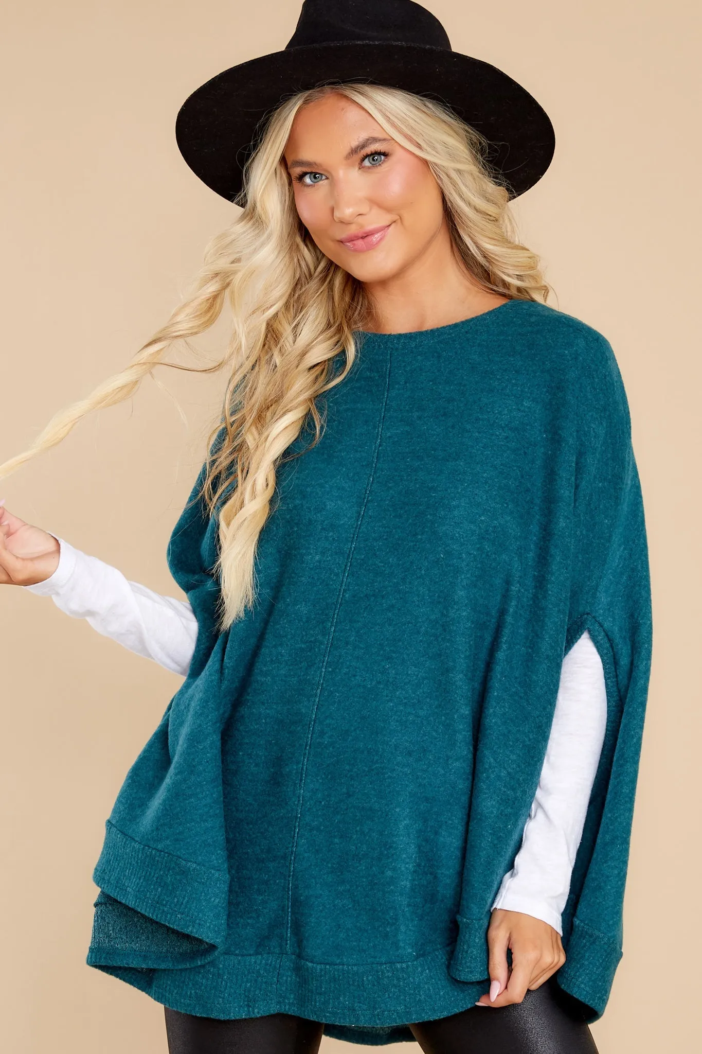 Make Your Mark Jade Poncho