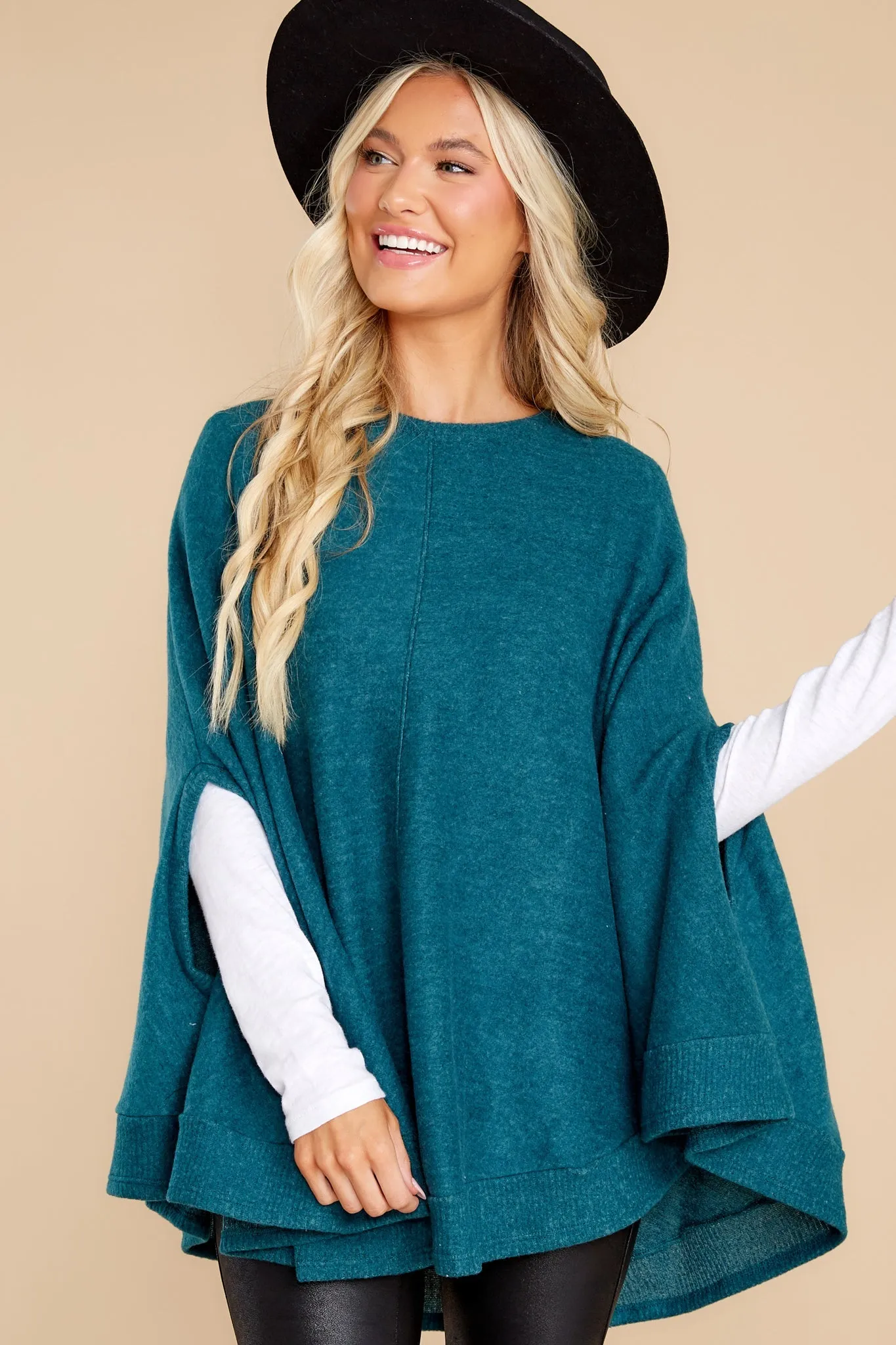 Make Your Mark Jade Poncho