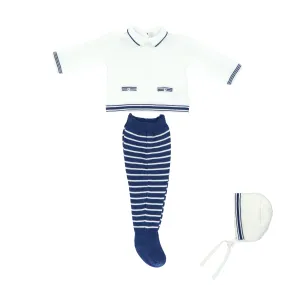 Martin Arnada Blue Stripe Knit Set