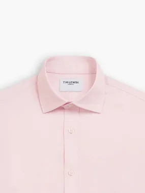 Max Performance Dark Pink Twill Fitted Single Cuff Classic Collar Shirt