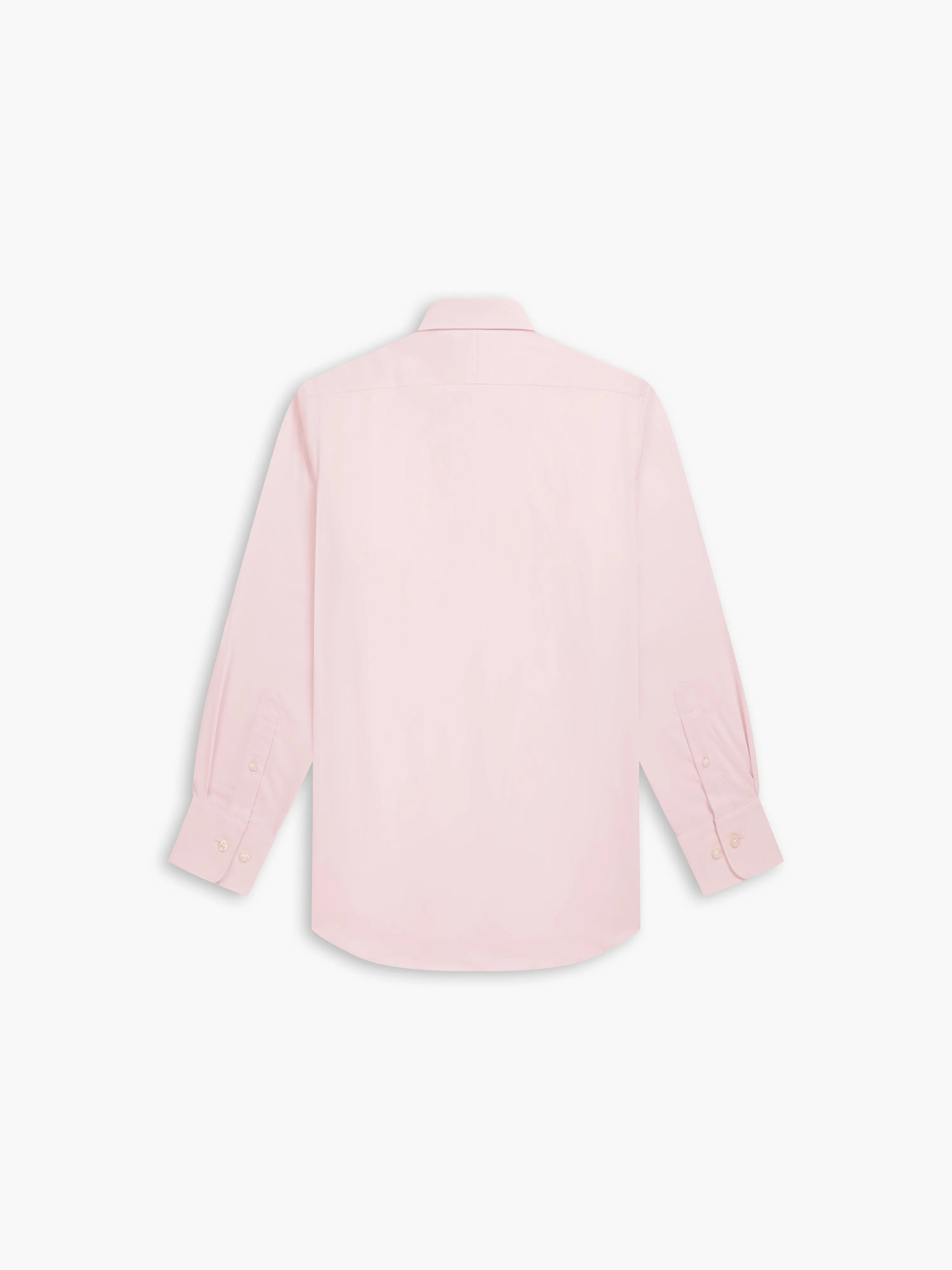 Max Performance Dark Pink Twill Fitted Single Cuff Classic Collar Shirt