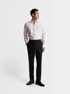 Max Performance Pink Twill Super Fitted Single Cuff Classic Collar Shirt