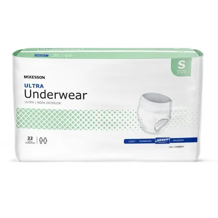 McKesson Unisex Adult Pull On Absorbent Underwear with Tear Away Seams - Heavy Absorbency