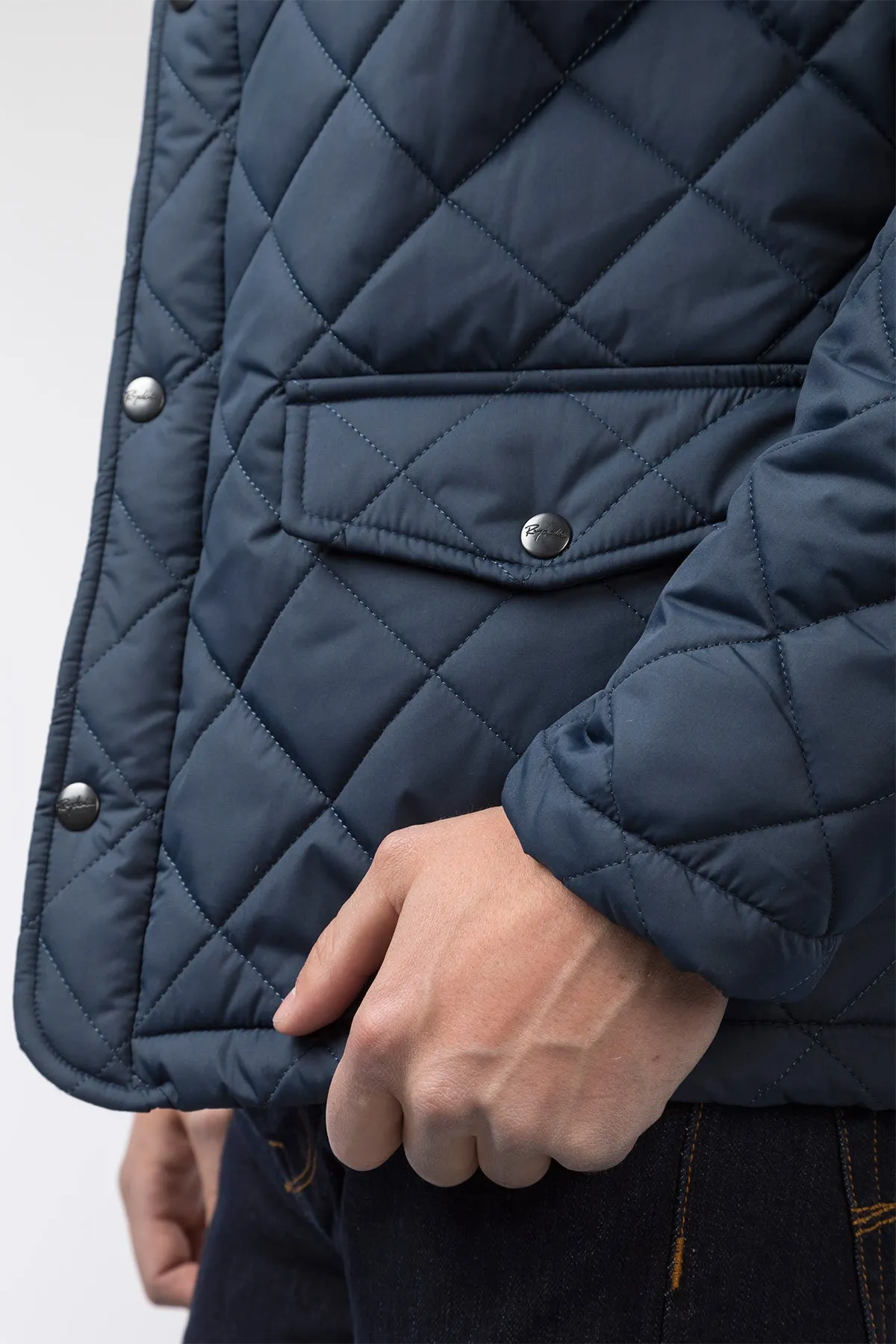 Men's Diamond Quilted Jacket - Wetherby