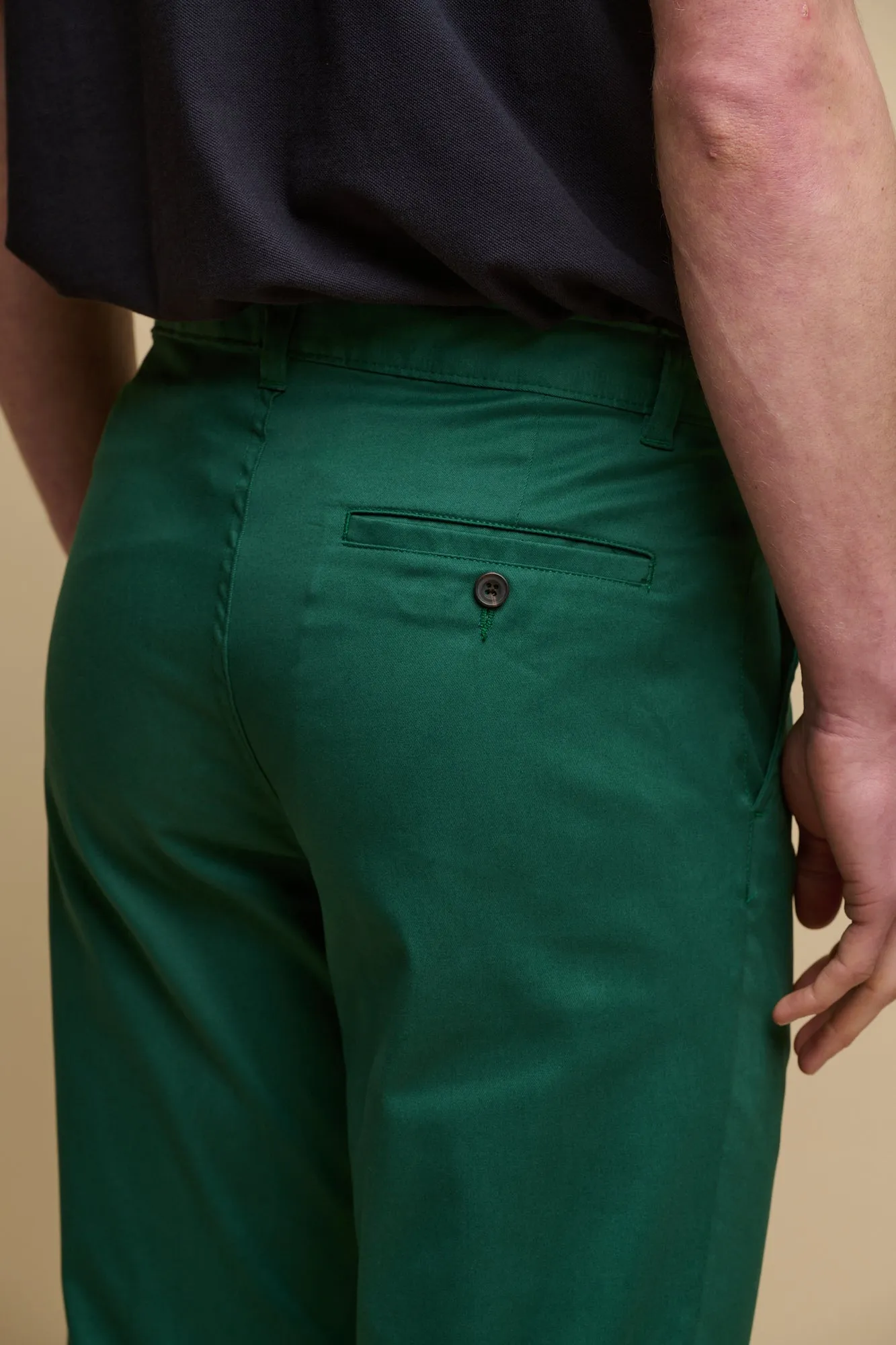 Men's Slim Stretch Chino - Bottle Green