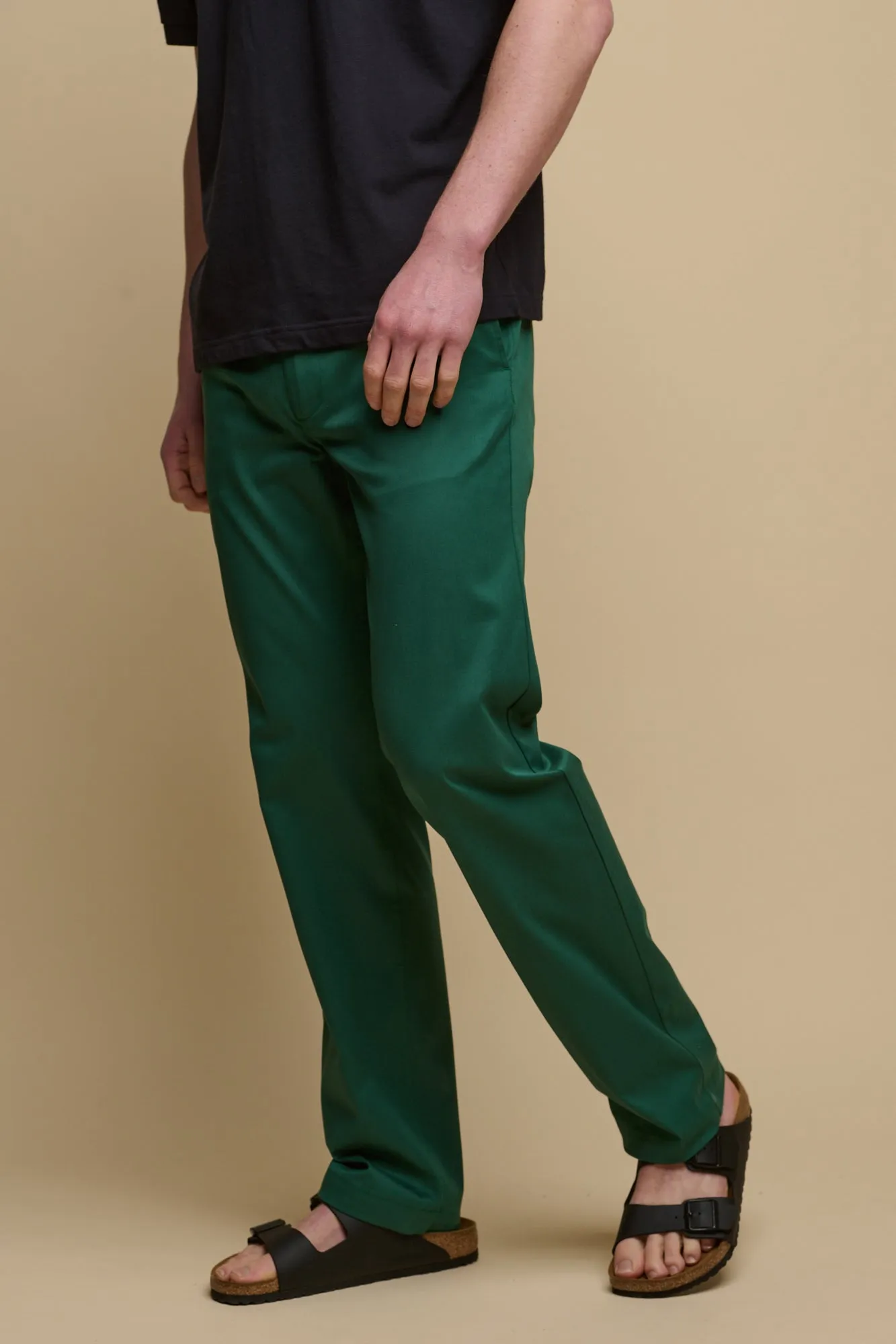 Men's Slim Stretch Chino - Bottle Green