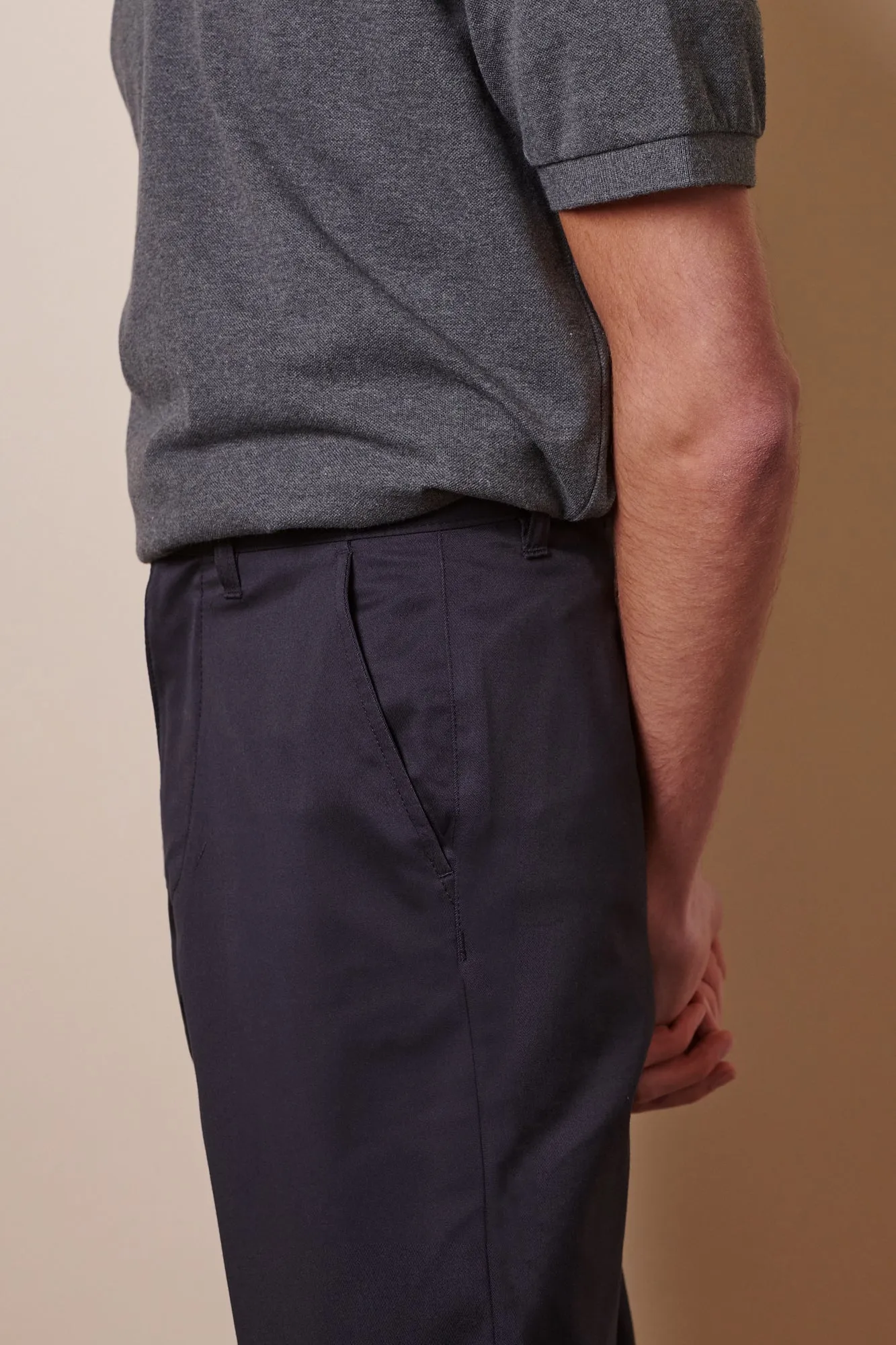 Men's Slim Stretch Chino - Navy