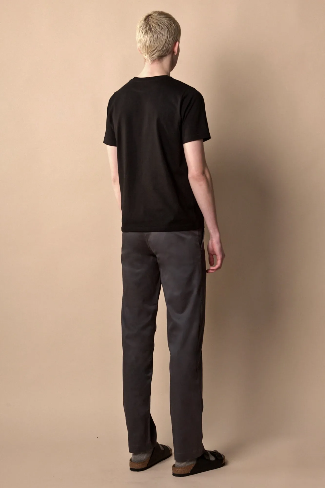 Men's Slim Stretch Chino - Slate Grey