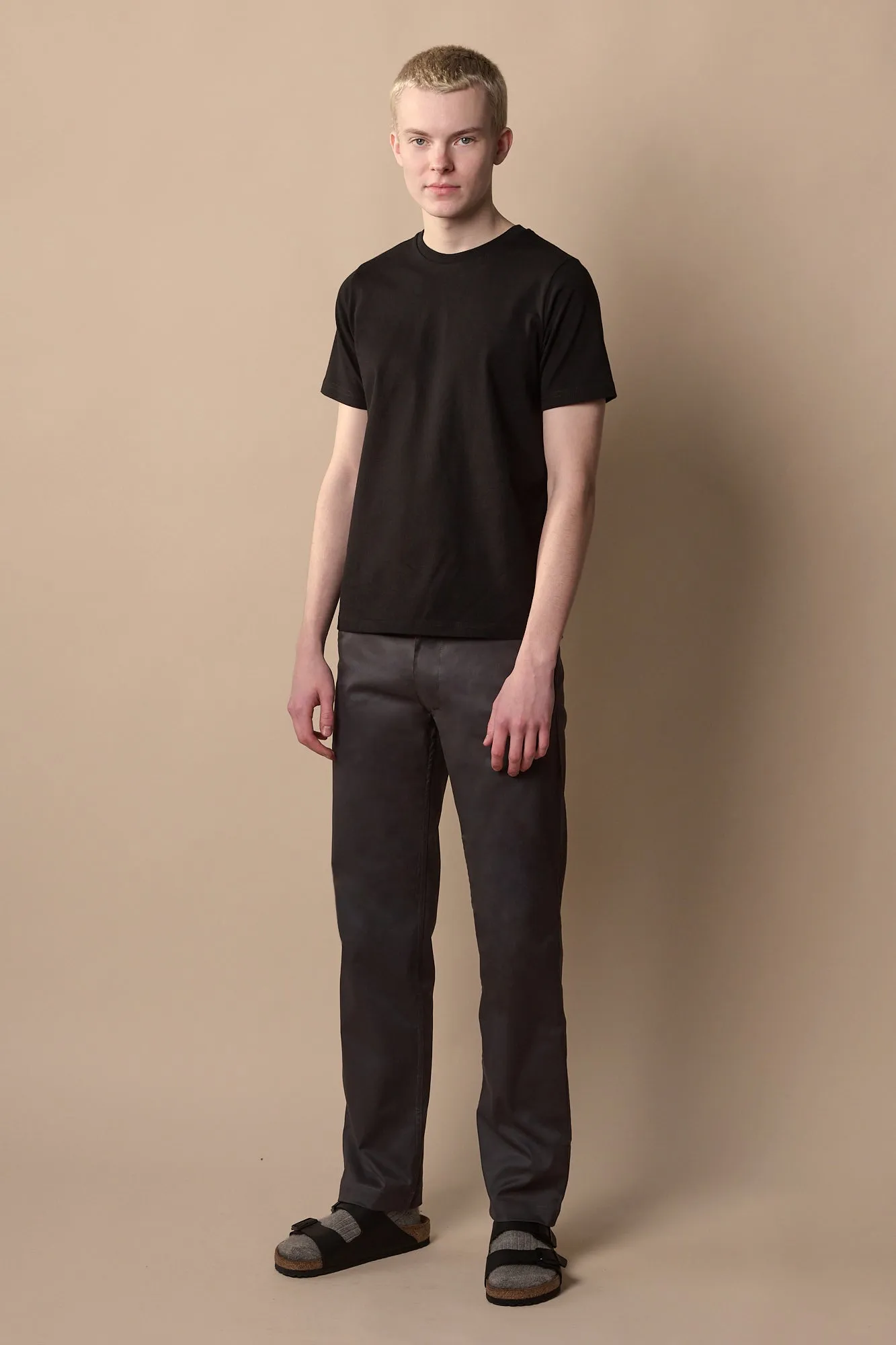 Men's Slim Stretch Chino - Slate Grey