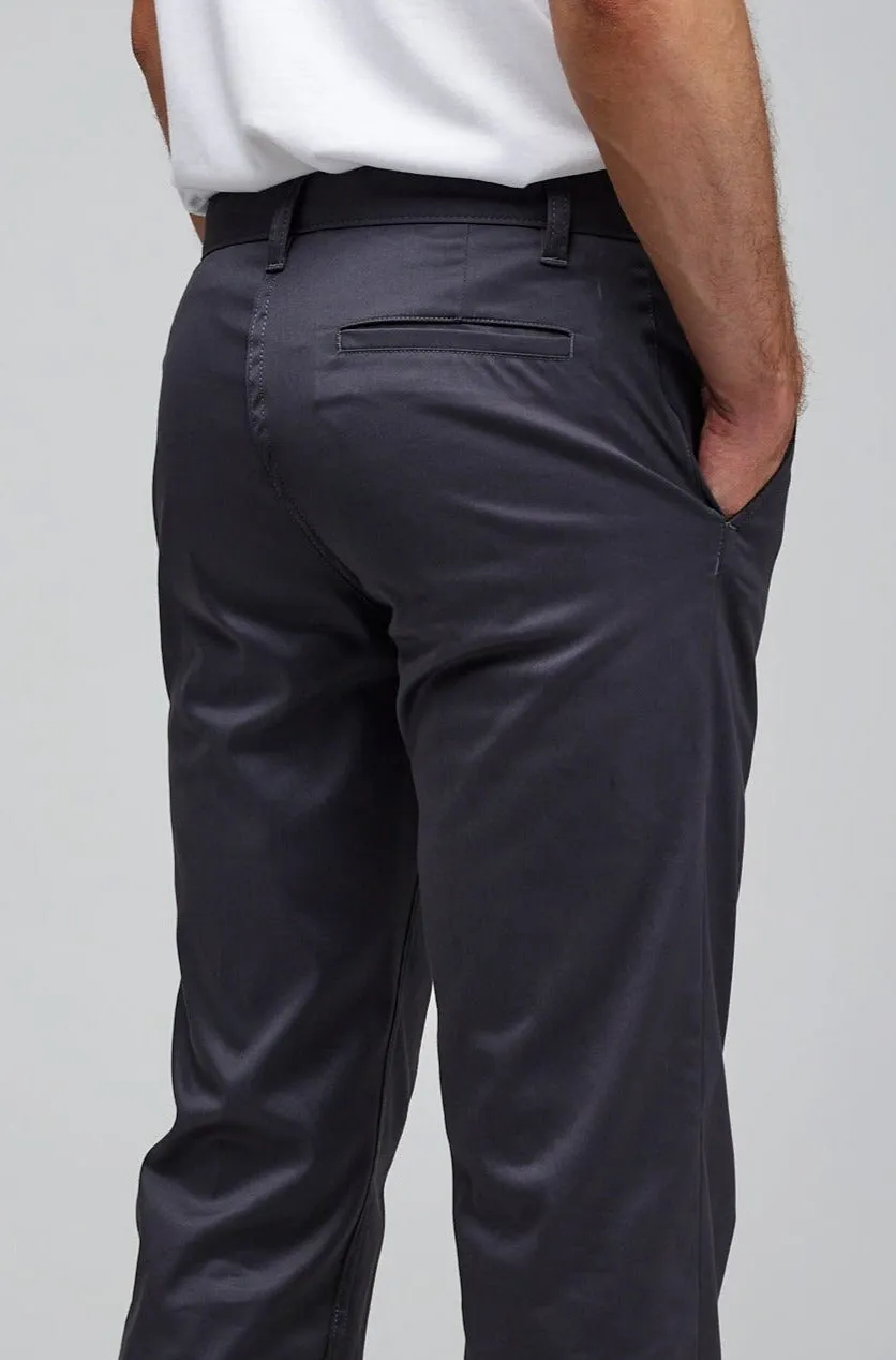 Men's Slim Stretch Chino - Slate Grey