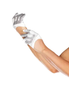 Mini Cropped Satin Gloves