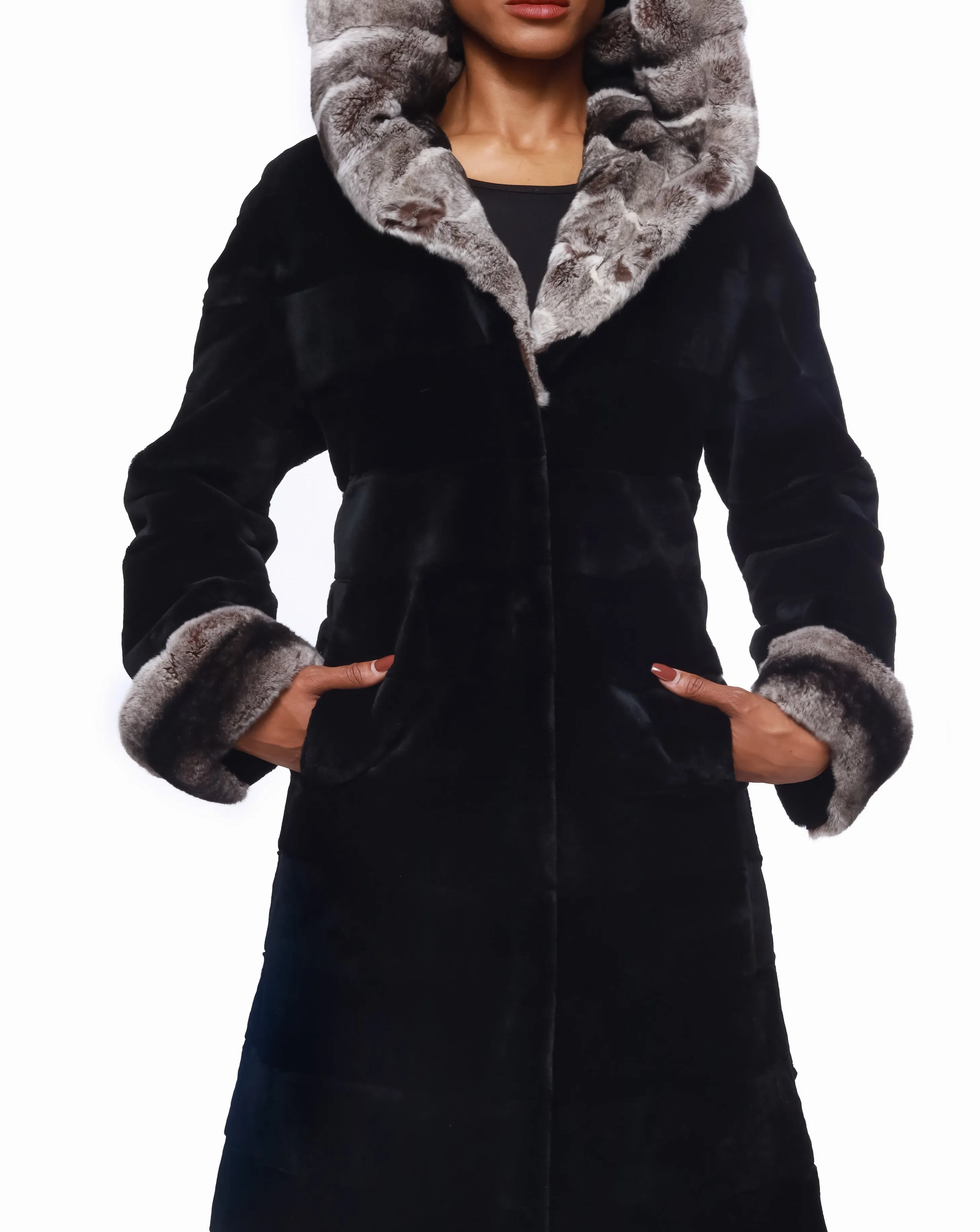 Mink Coat w. Rex Hood