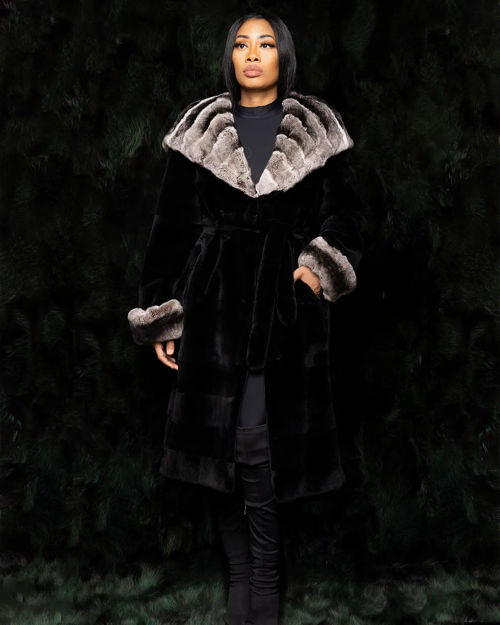 Mink Coat w. Rex Hood