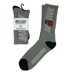 Motive - Smoke Grey Crew Socks (2 Pairs)