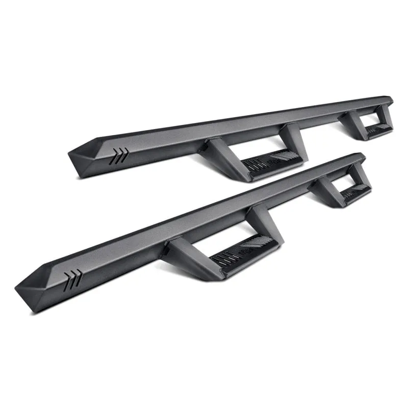 N-Fab EPYX Crew Cab Length Side Steps Black Nerf Steps for Ford F-150