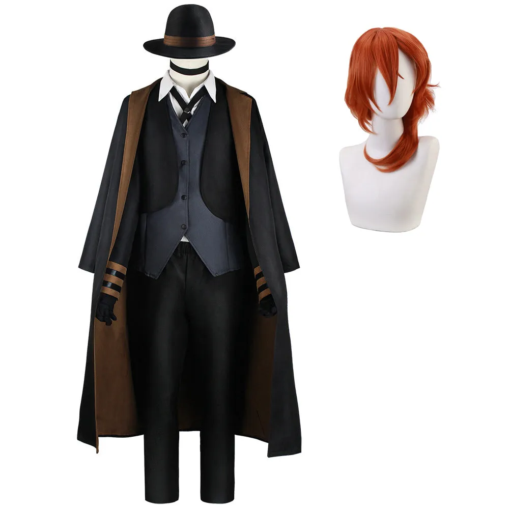 Nakahara Chuuya Cosplay Costume Outfits Halloween Carnival Suit