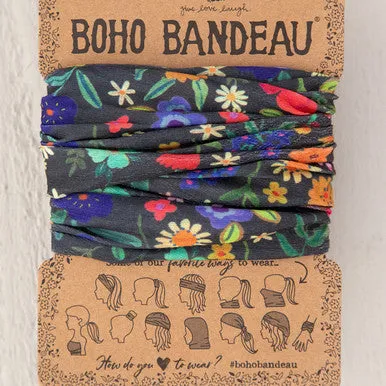 Natural Life Boho Bandeau Headband - Multi Wildflowers