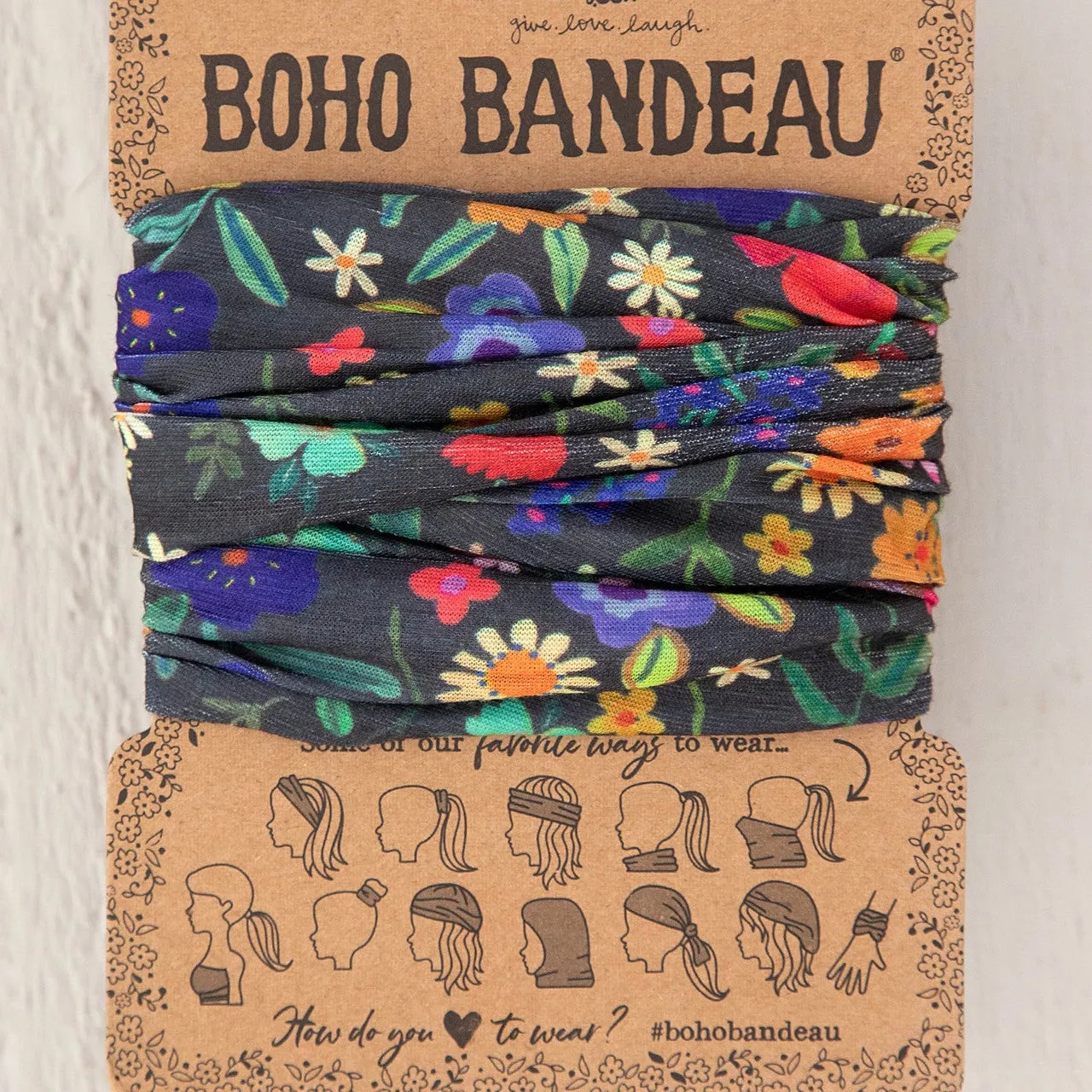 Natural Life Boho Bandeau Headband - Multi Wildflowers