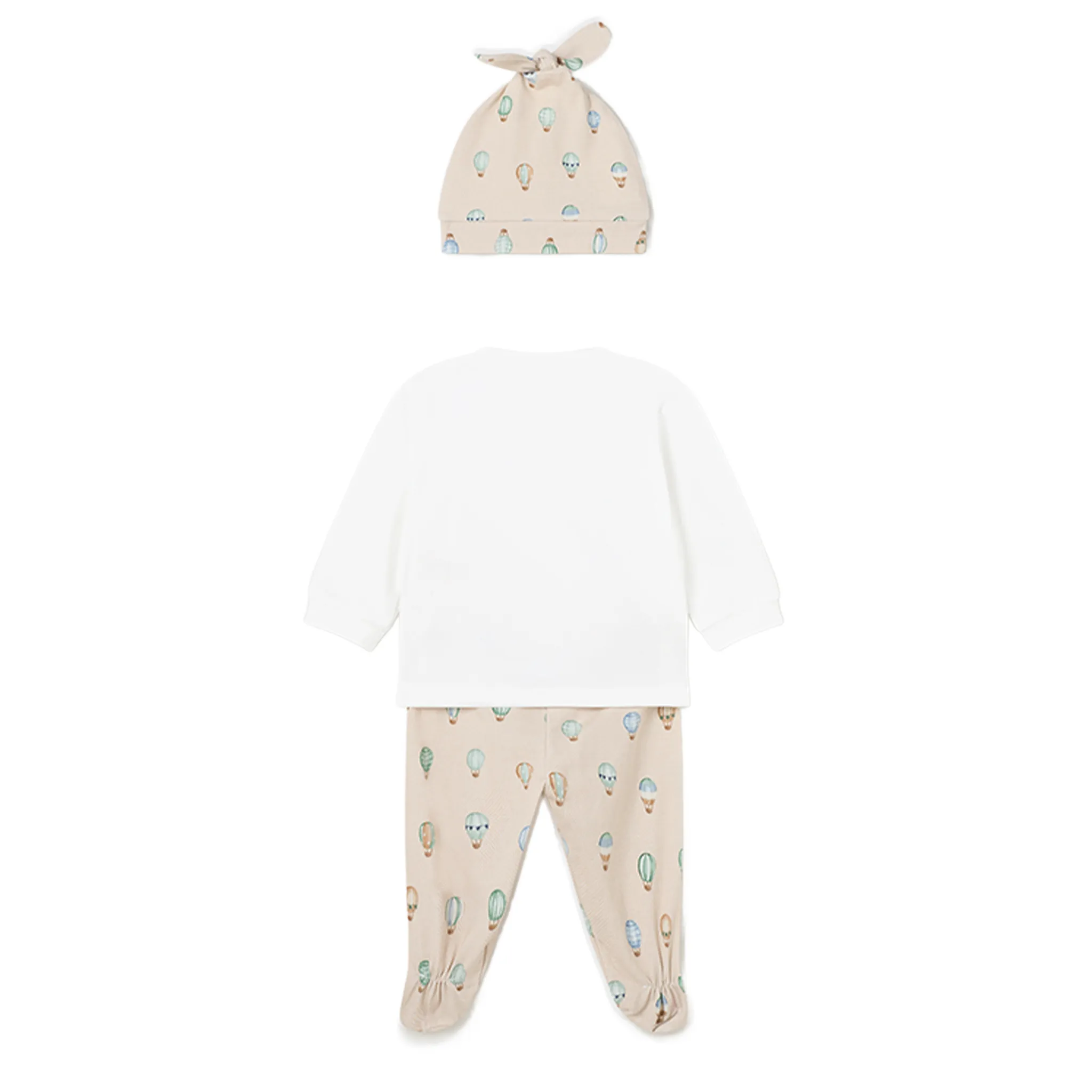 Newborn 3-Piece Set-Beige Elephant