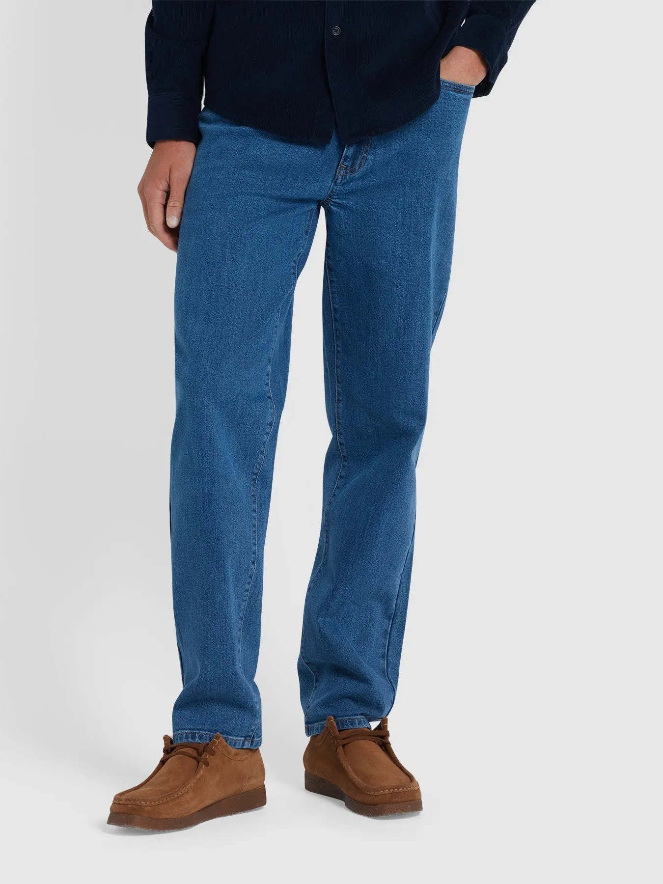 Norwood Regular Fit Jeans In Worn Indigo