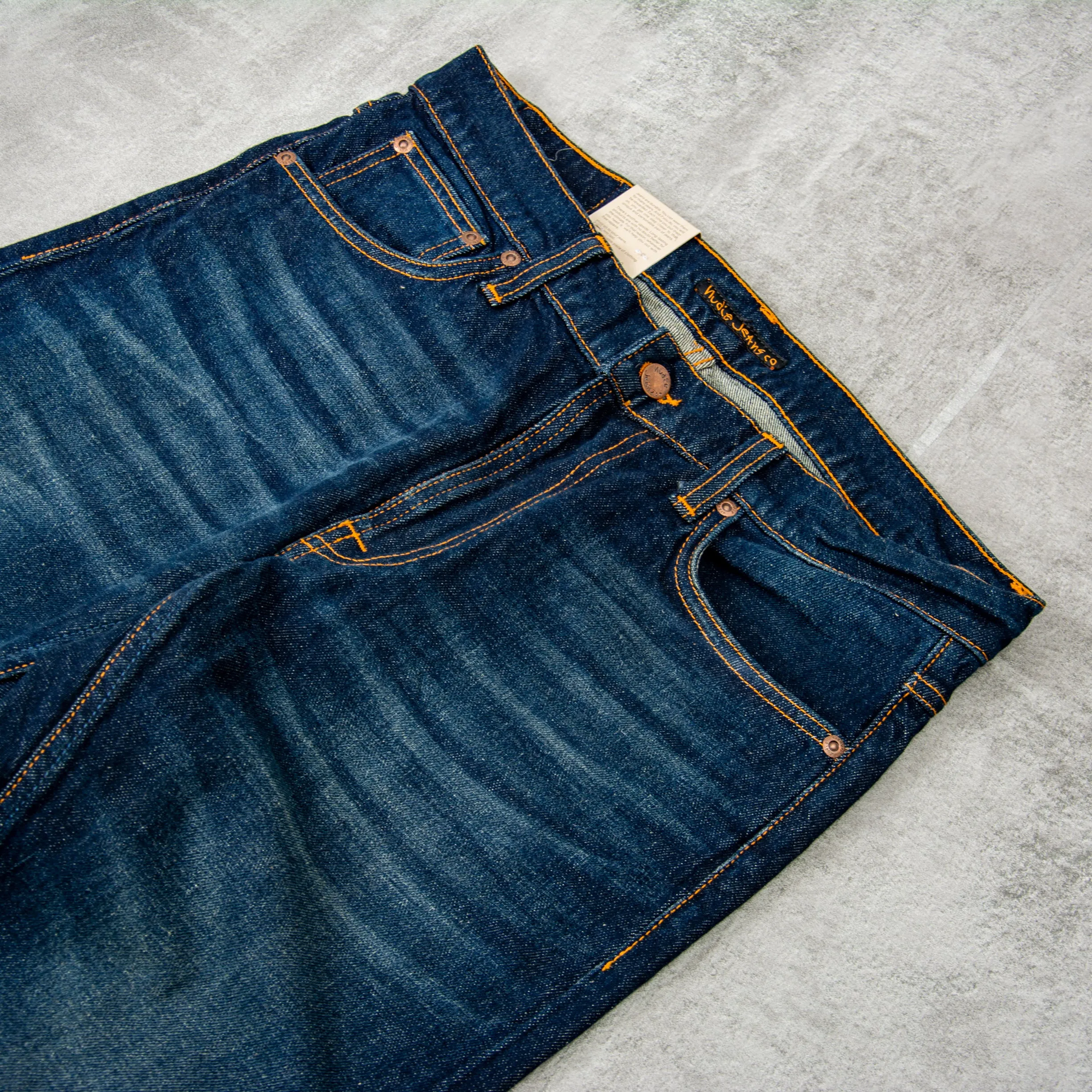 Nudie Lean Dean Jeans - Blue Night