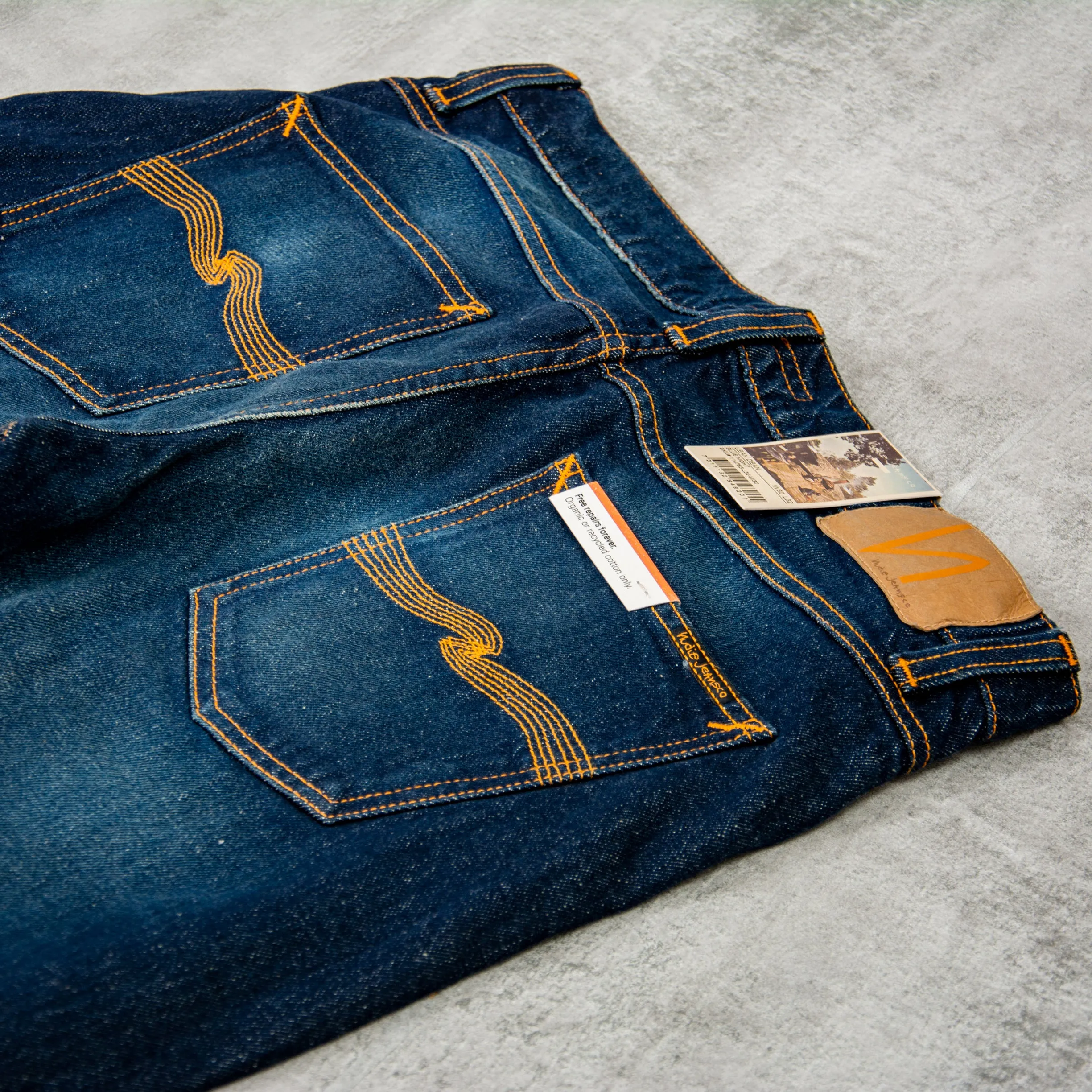 Nudie Lean Dean Jeans - Blue Night