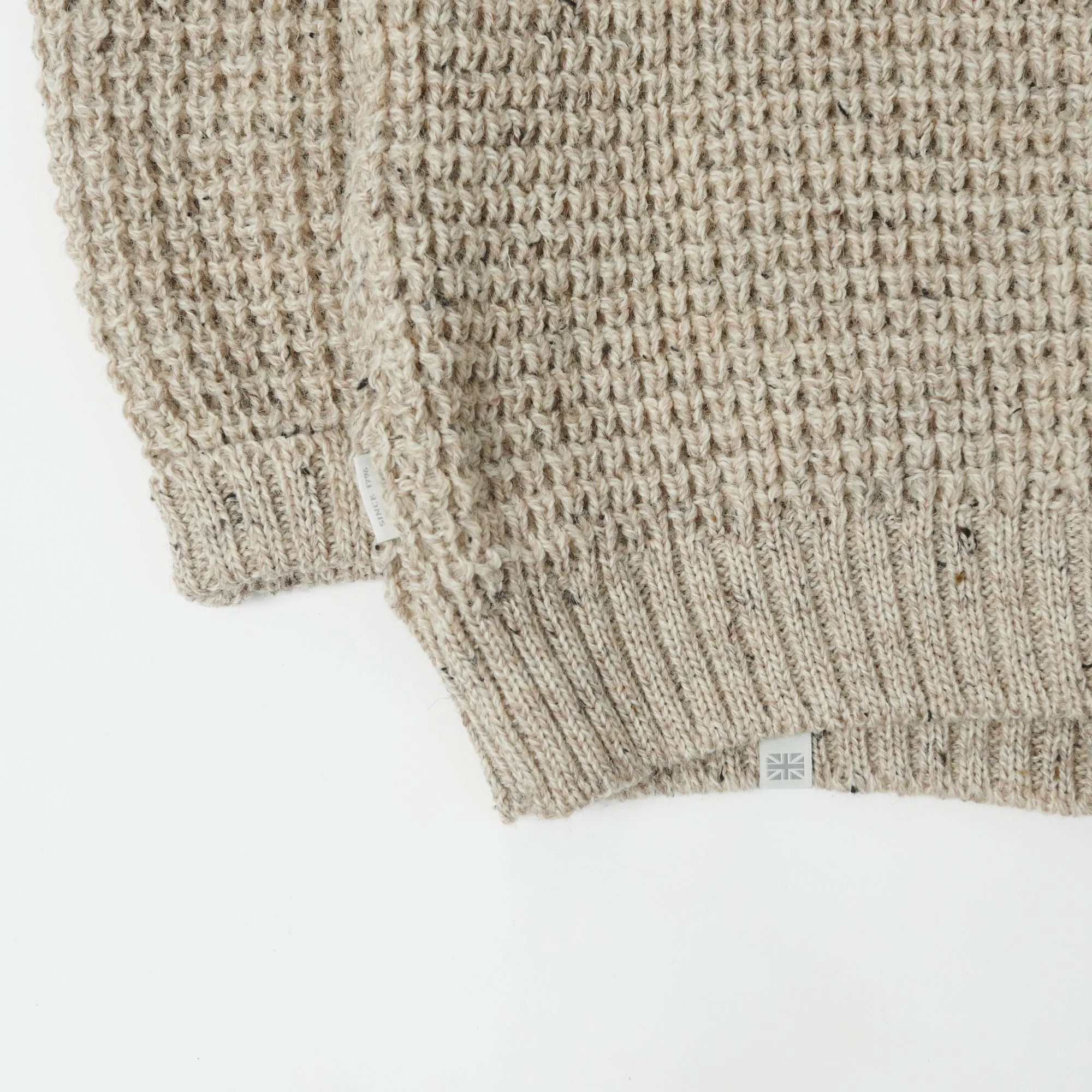 Peregrine Waffle Shawl Cardigan - Skiddaw