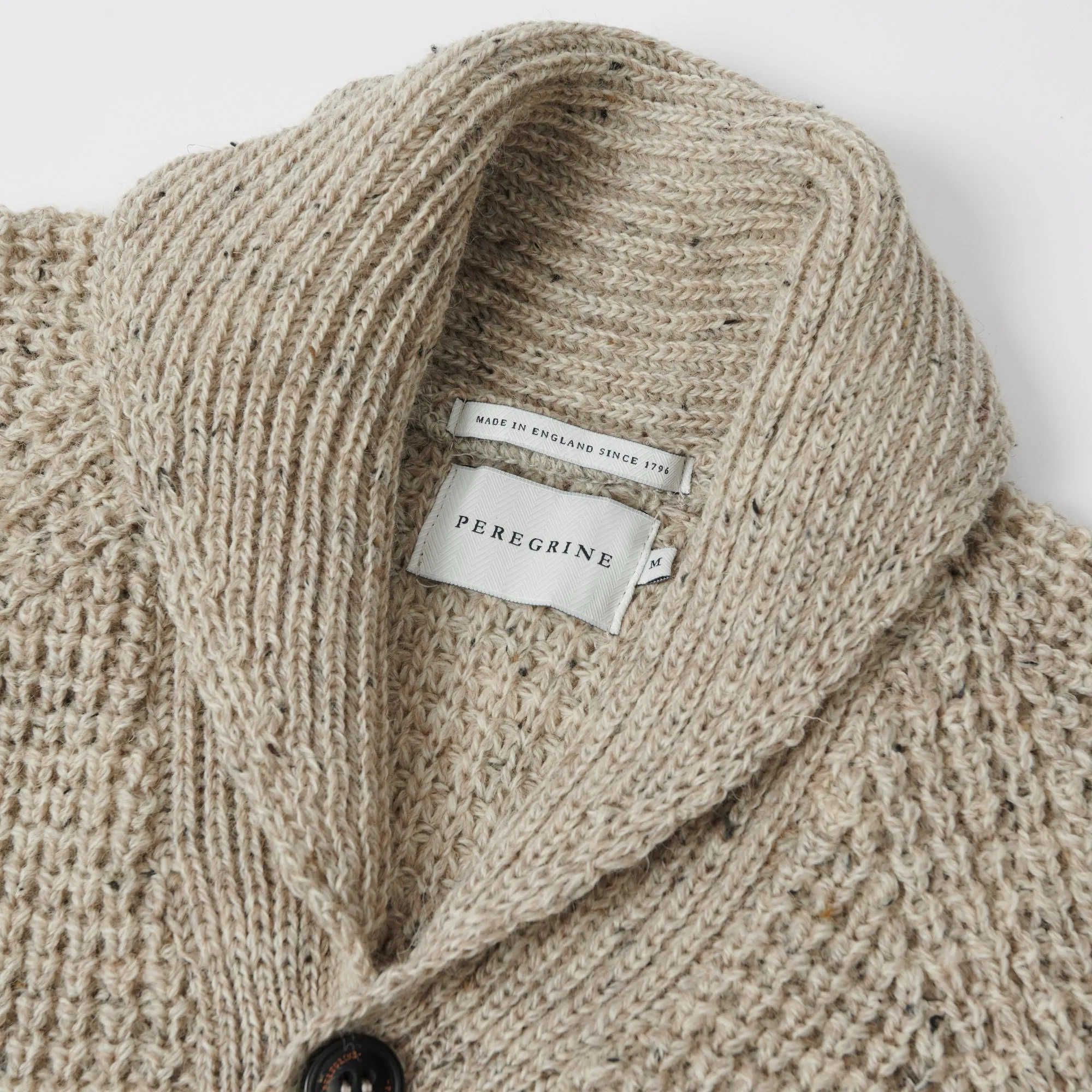 Peregrine Waffle Shawl Cardigan - Skiddaw