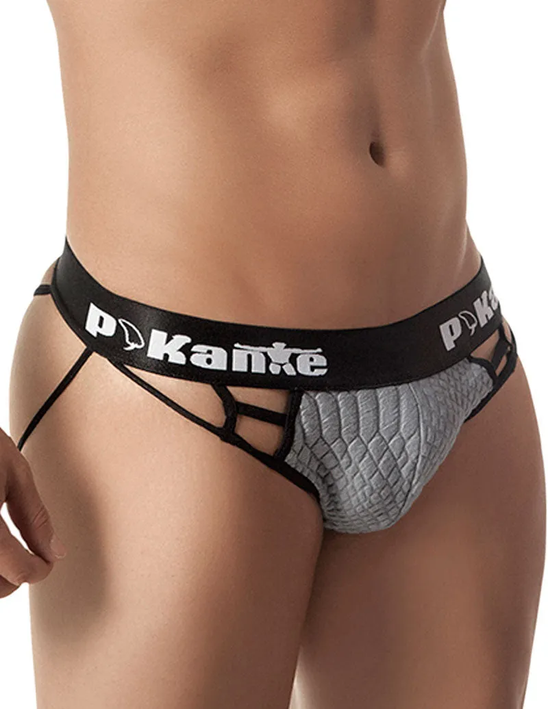 Pikante Son of Poseidon Thong Underwear Grey 8019 Size L