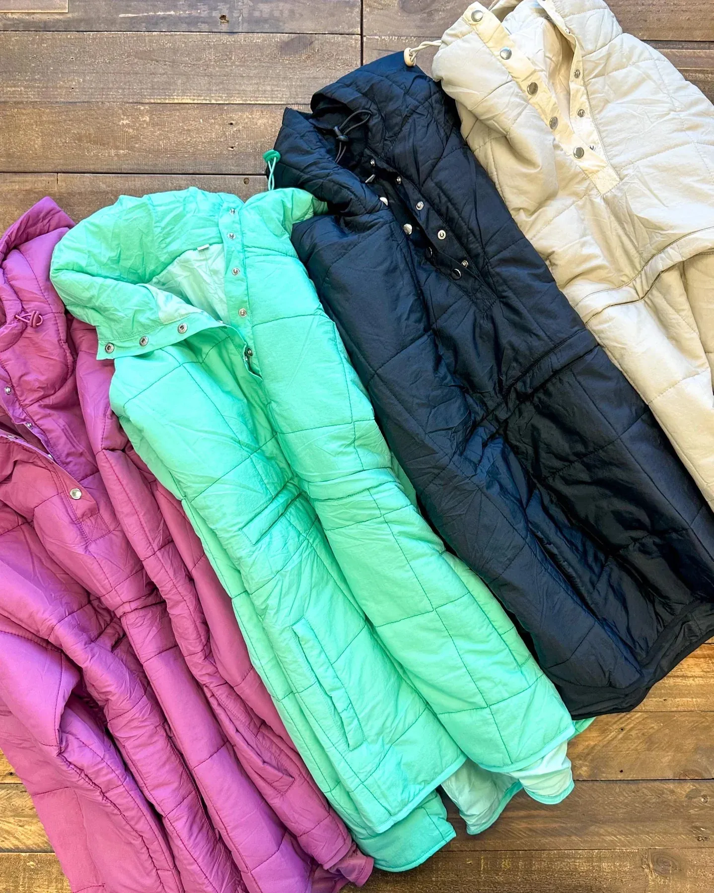 PREORDER: Peyton Puffer Jacket In Four Colors