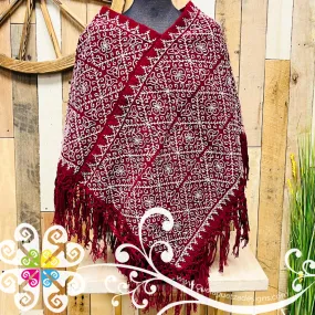 Puntada Antigua Design Embroider Poncho - Mañanita