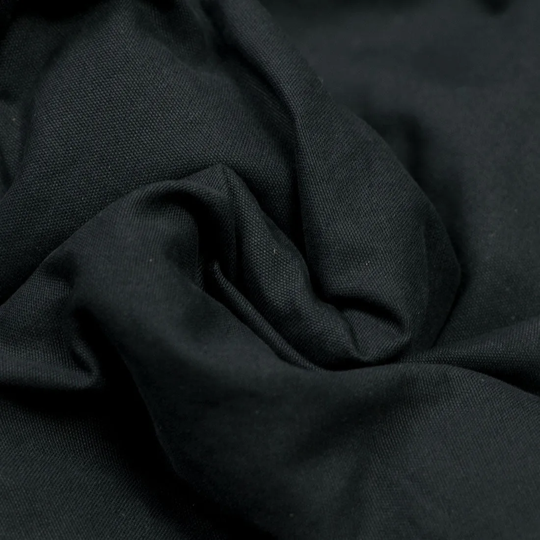 "Harry's Coat" parka in black water-resistant quilted Vancloth