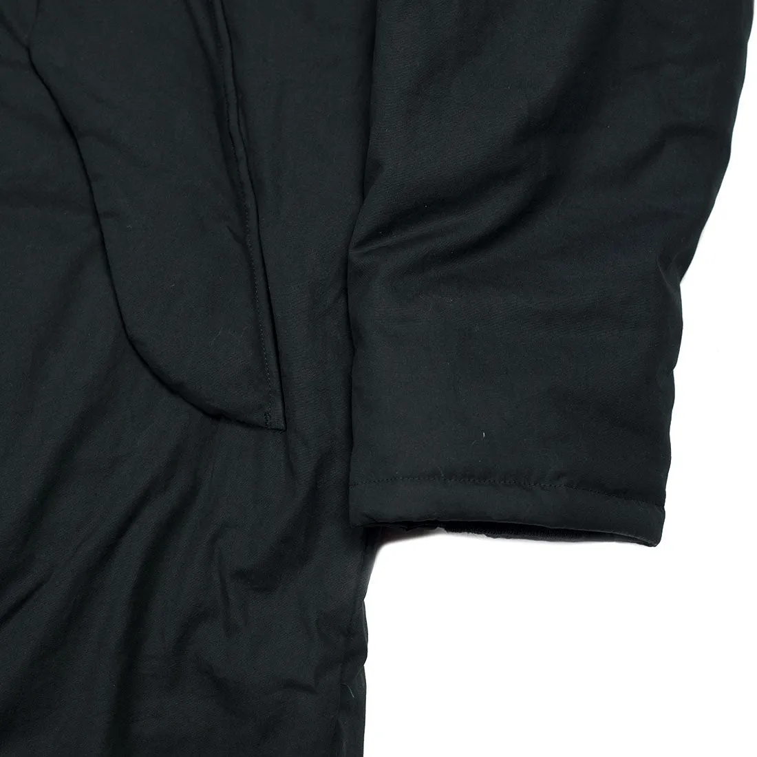 "Harry's Coat" parka in black water-resistant quilted Vancloth