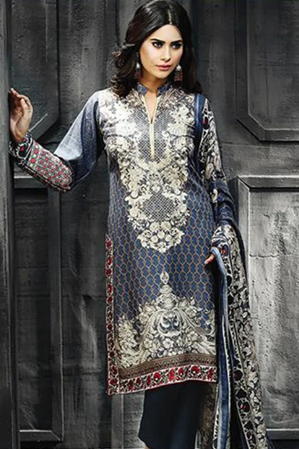 RajBari Silk Karandi Winter Collection 2015 - 8A