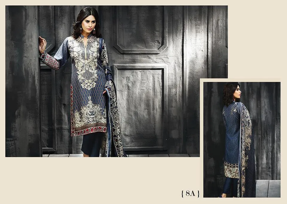 RajBari Silk Karandi Winter Collection 2015 - 8A