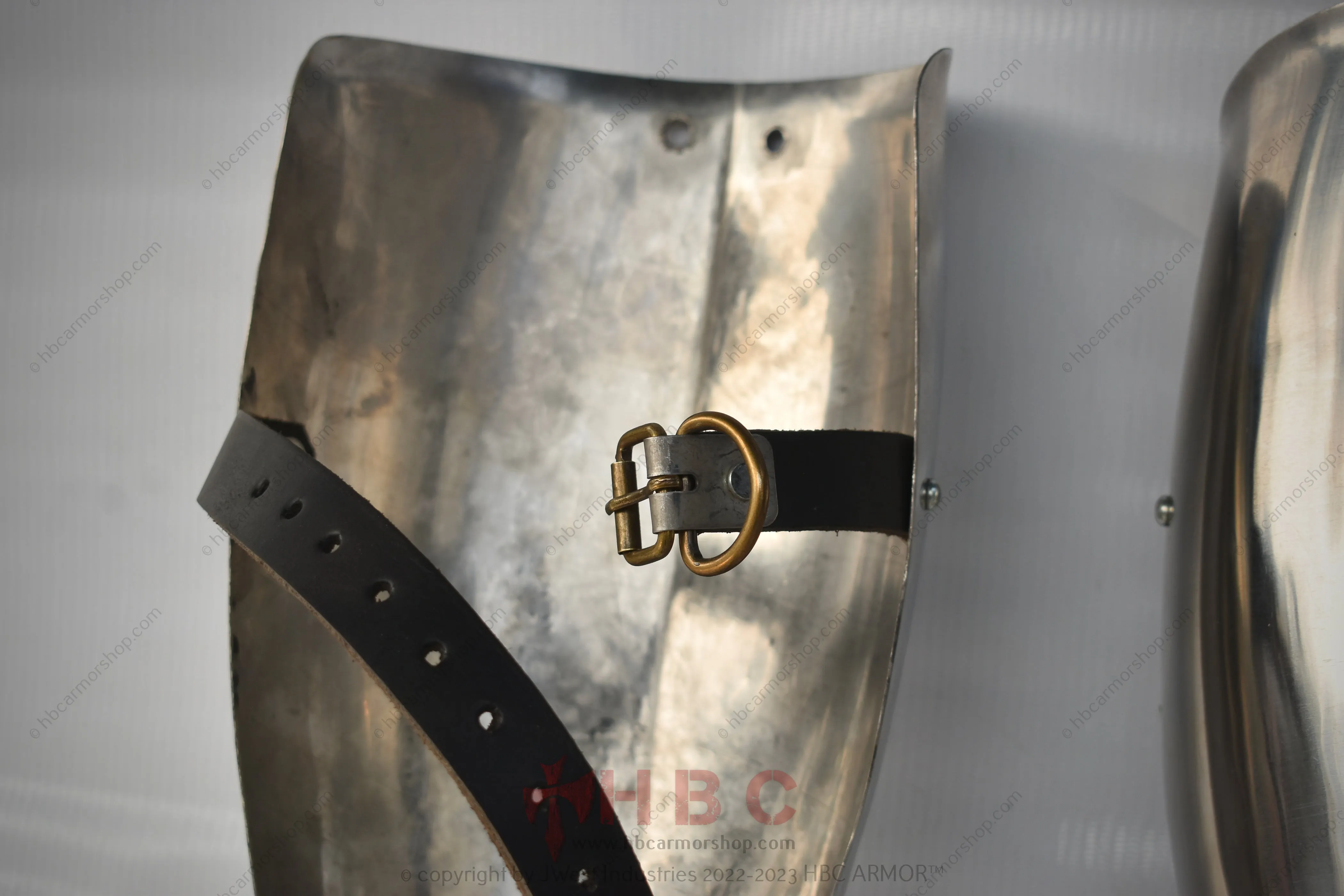 Rieneck Greaves and Cops: Authentic 14th Century Shin Guard Armour