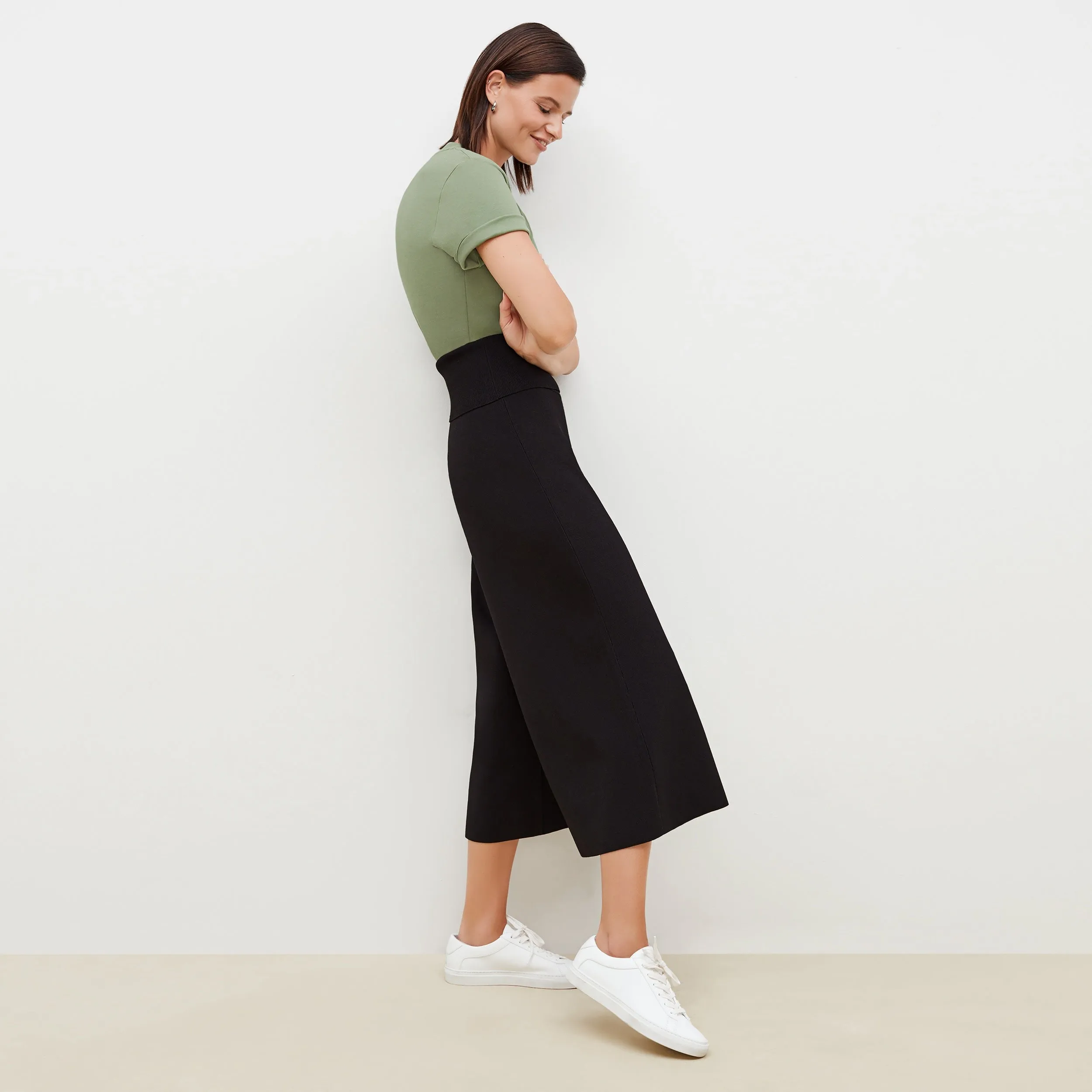 Rogala Stretch Culotte - Jardigan Knit :: Black