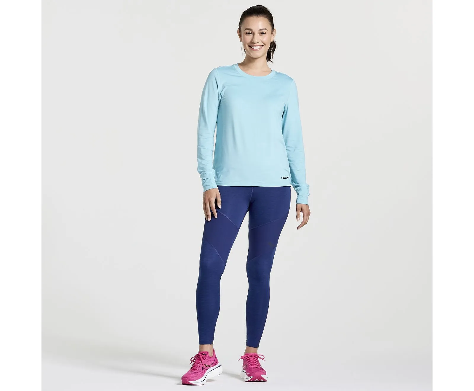 Saucony | Boulder Wind Tight | Women's | Sodalite Heather