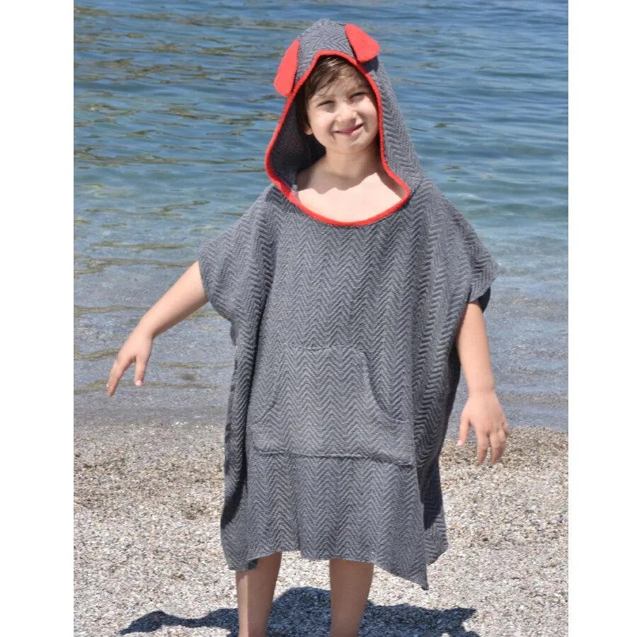 Sea Side Kids Poncho