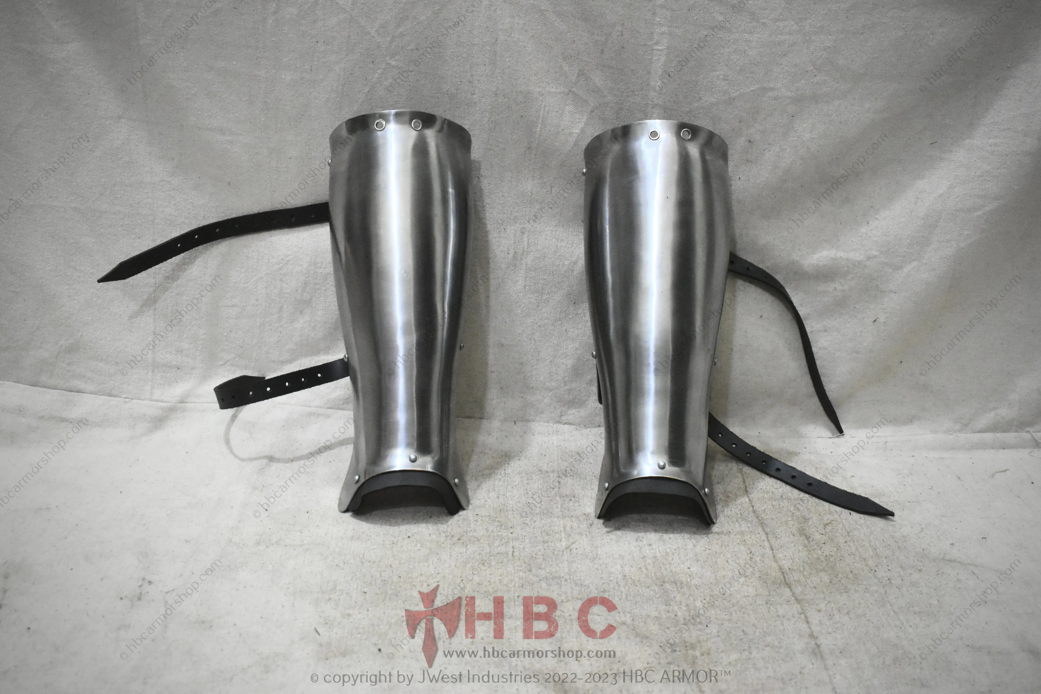 Segmented Greave Floating Leg armour/SCA Leg armour floating leg armor/Buhurt leg