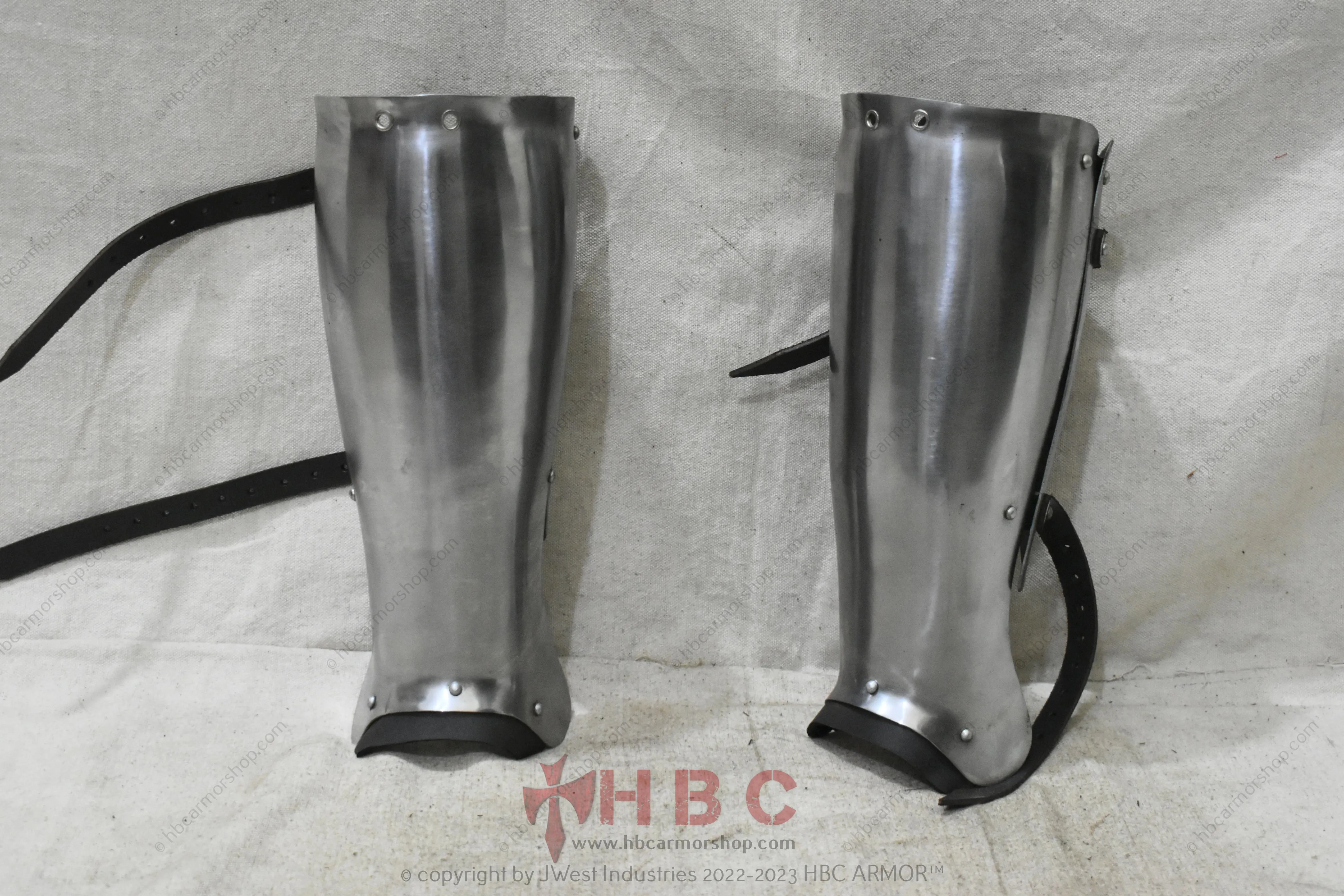 Segmented Greave Floating Leg armour/SCA Leg armour floating leg armor/Buhurt leg