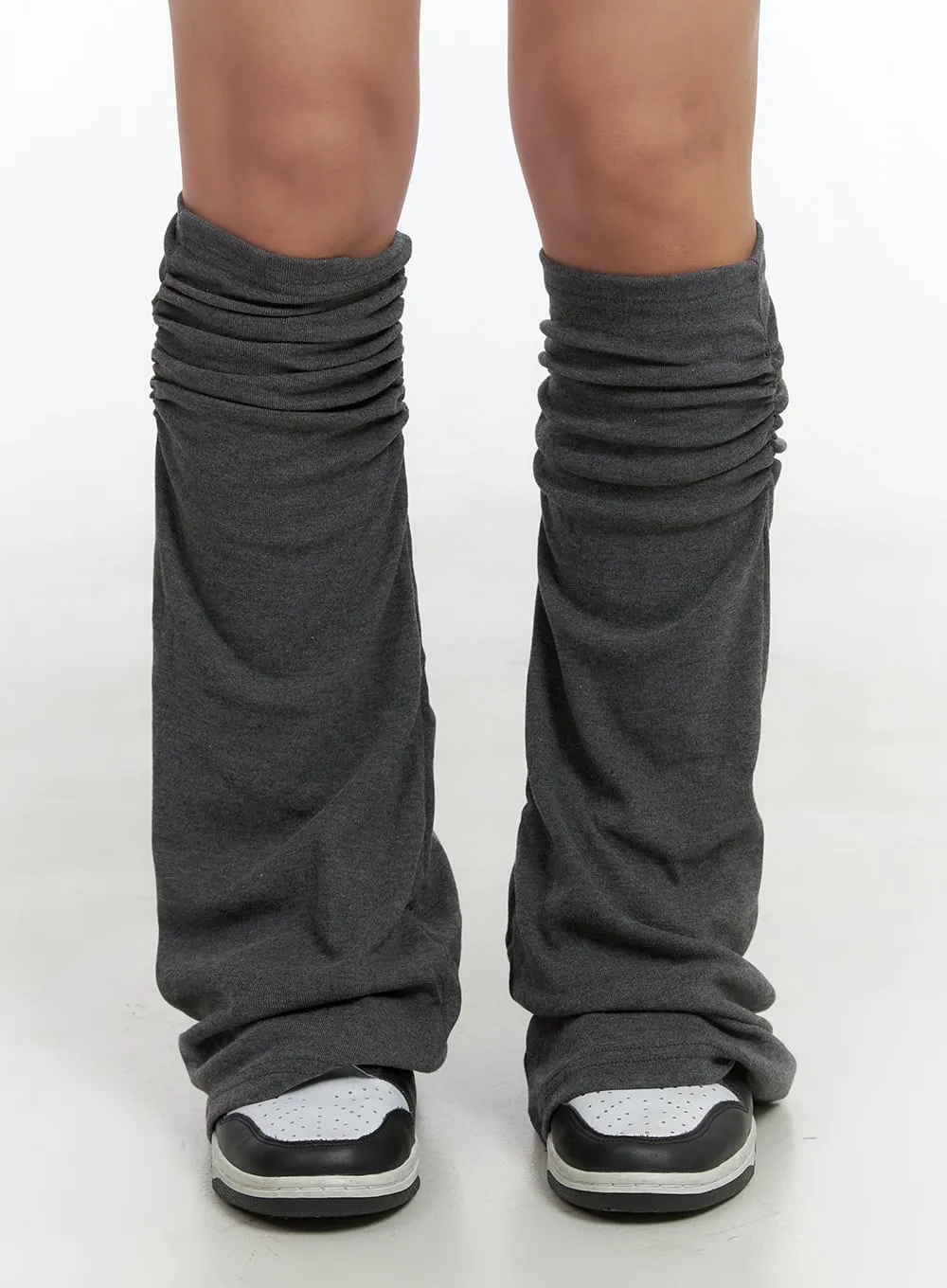 Shirred Cotton Leg Warmers CO404