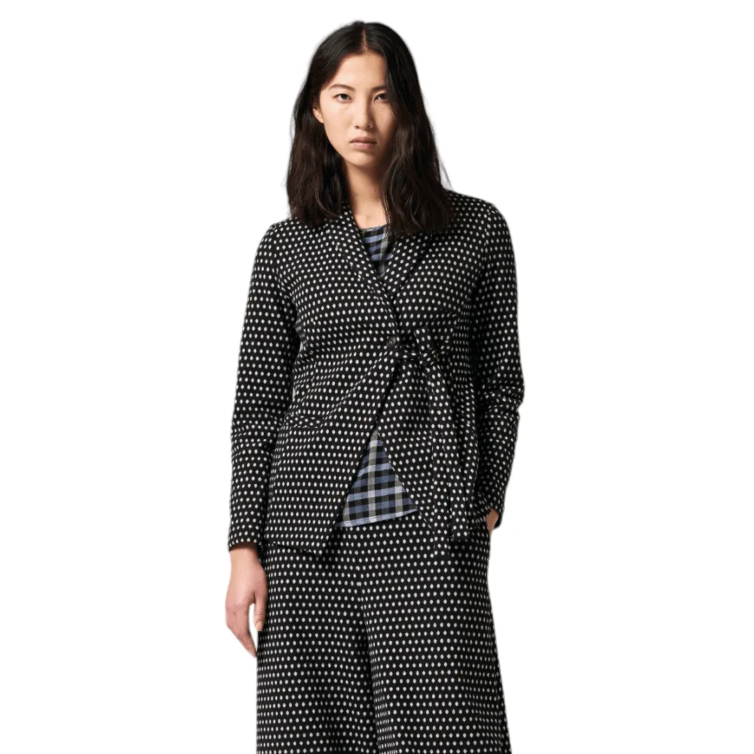 Side knot Jacket Polka Dots